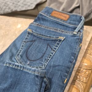 True Religion Men's Classic Blue Straight Jeans